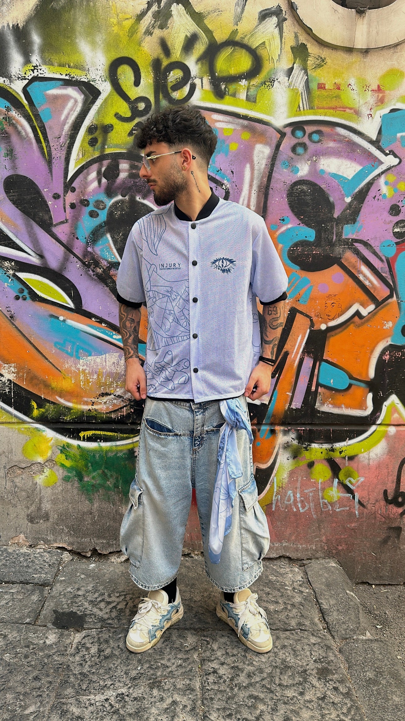 Camicia Guernica Sky