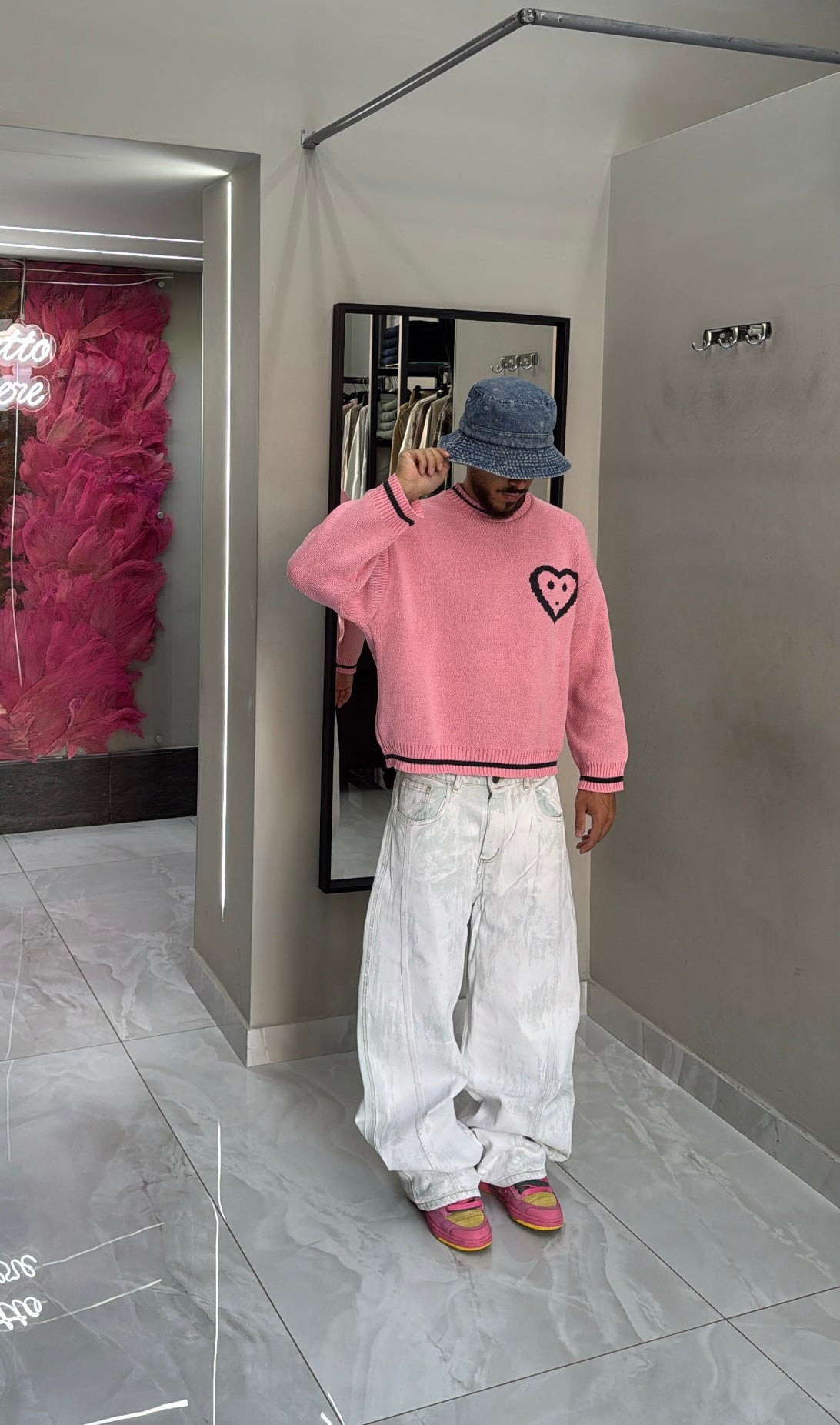 Maglioncino Heart Pink