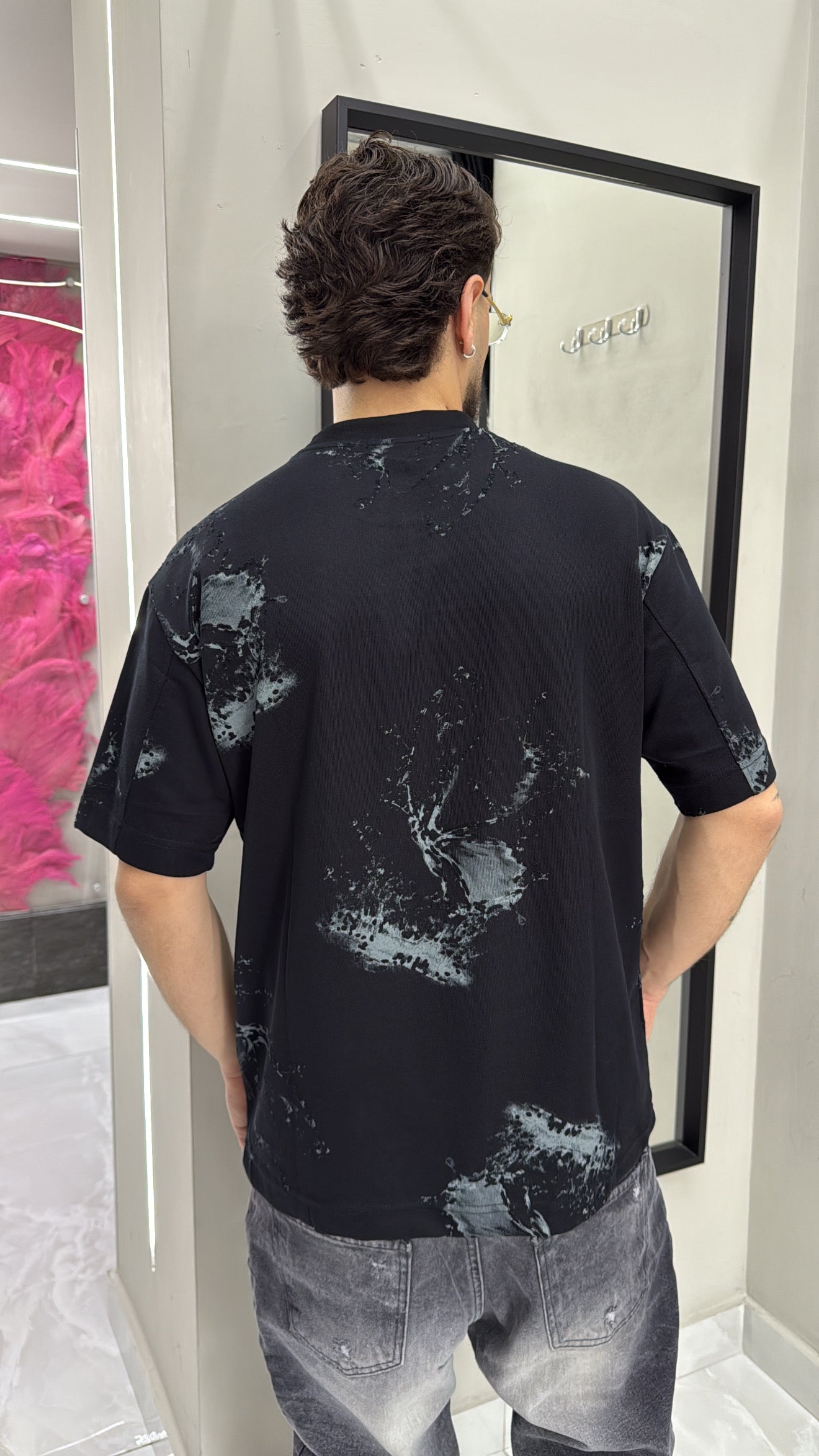 T-shirt Crack Black