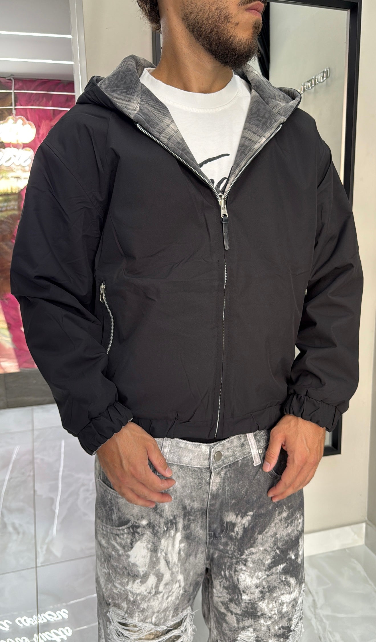 Jacket DoubleFace Grey
