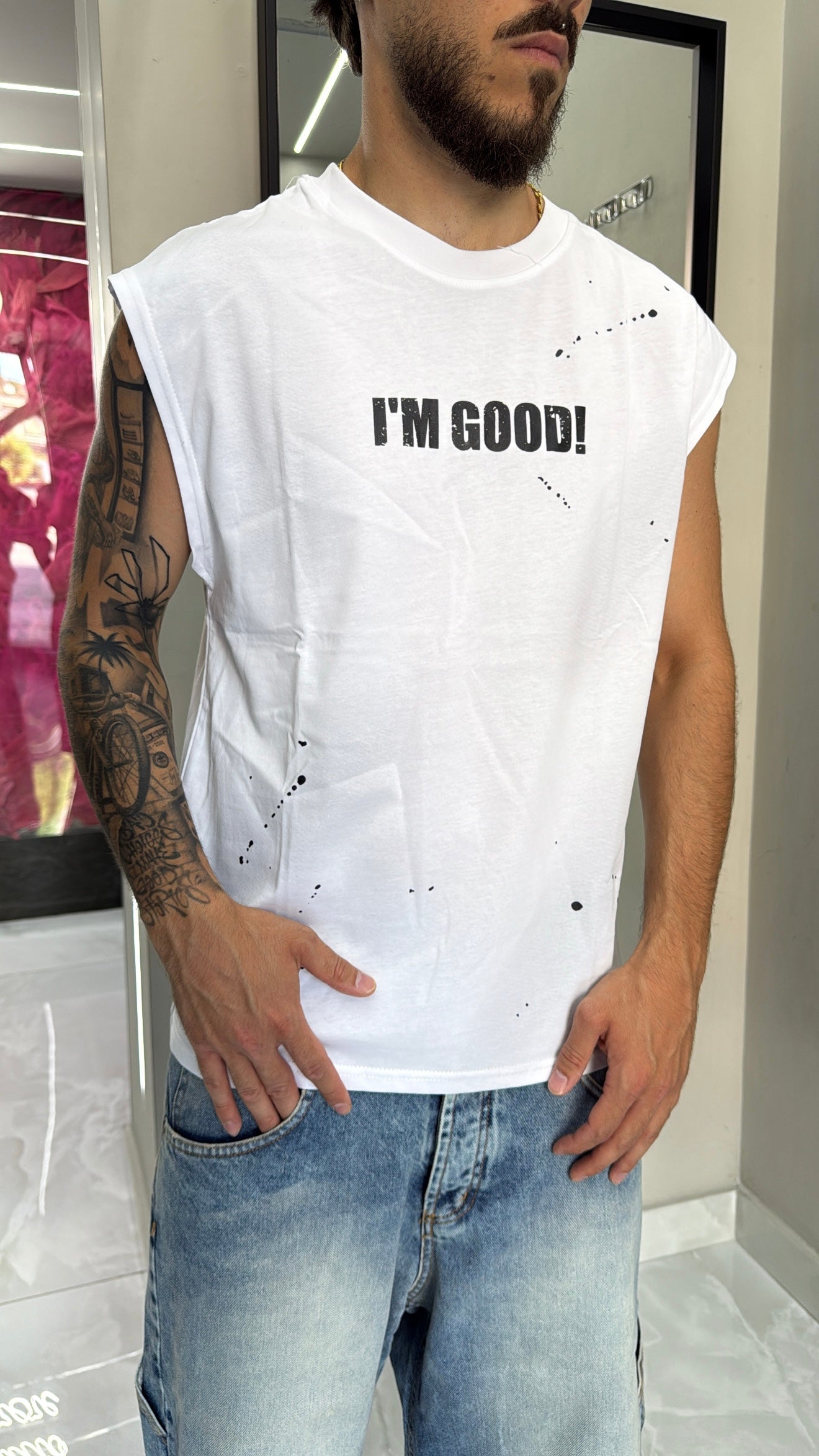 T-shirt Smanicato Goodboy