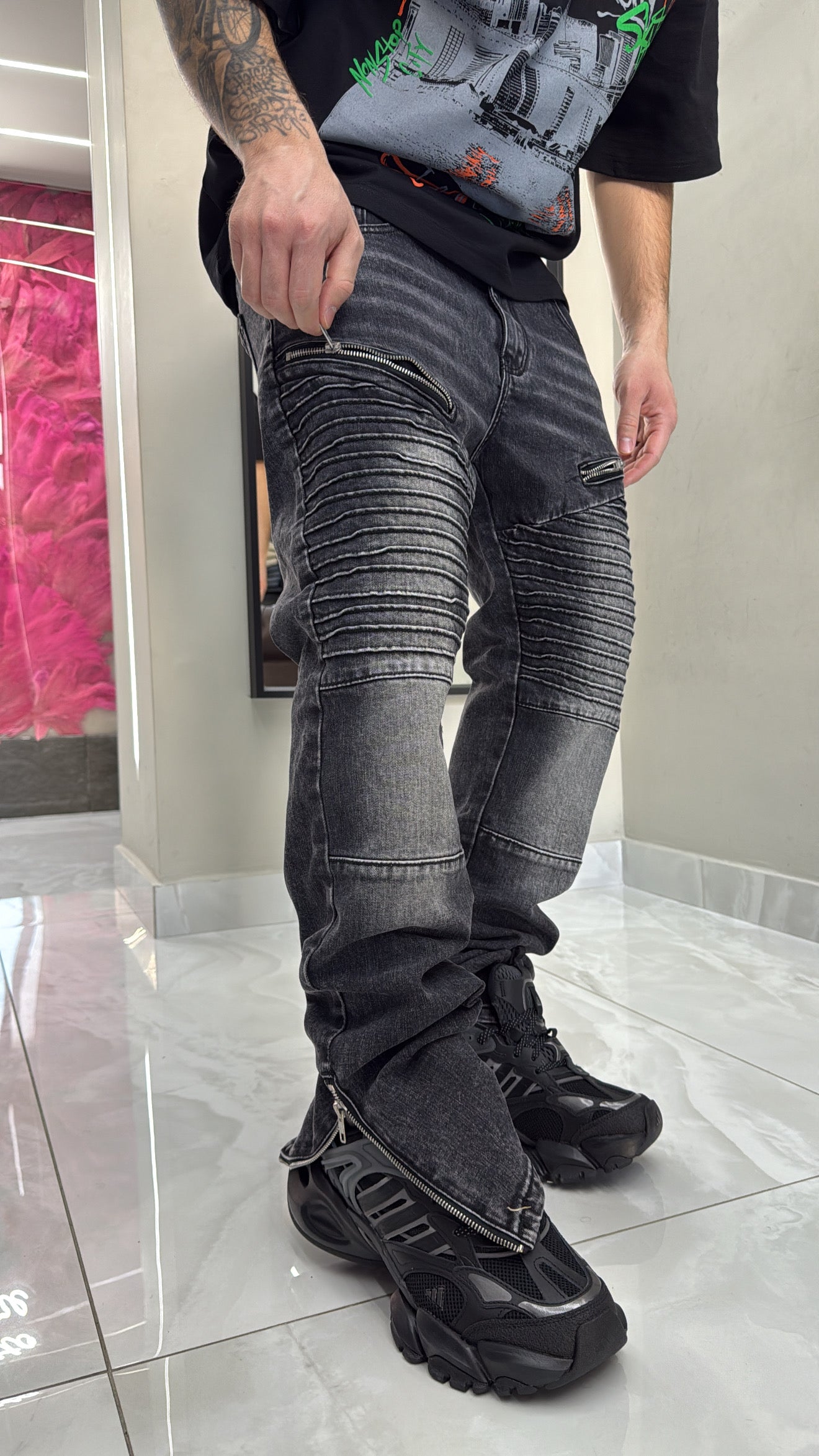 Jeans Biker Bonora