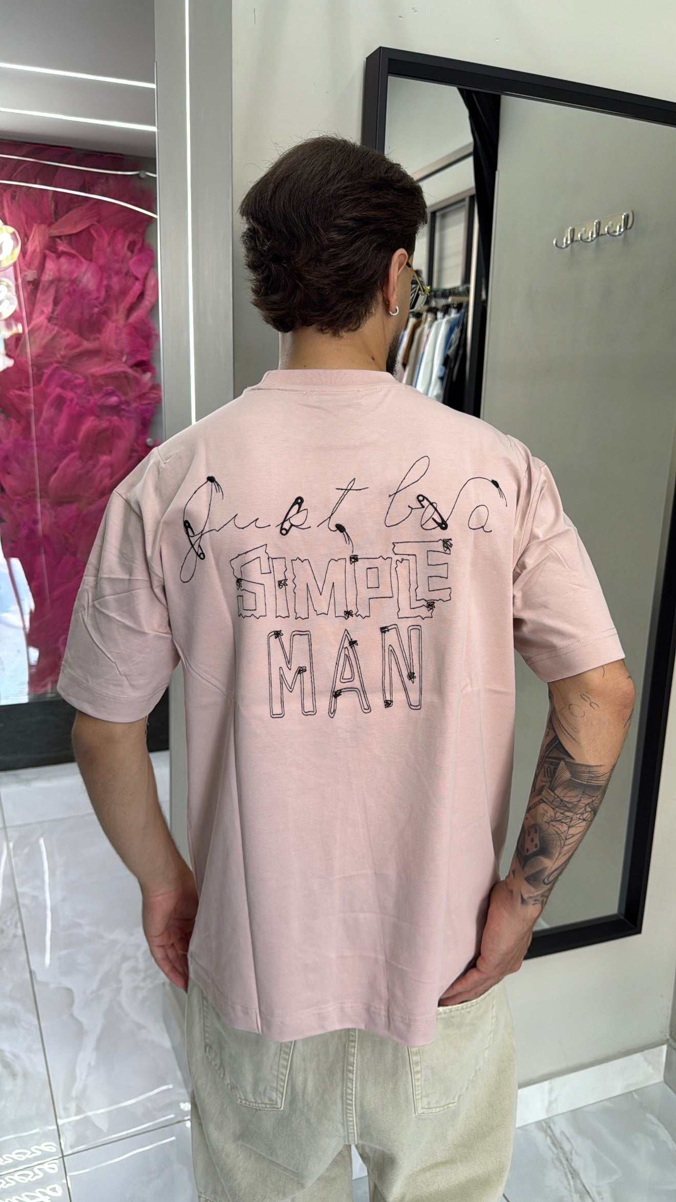T-shirt SimpleMan Pink