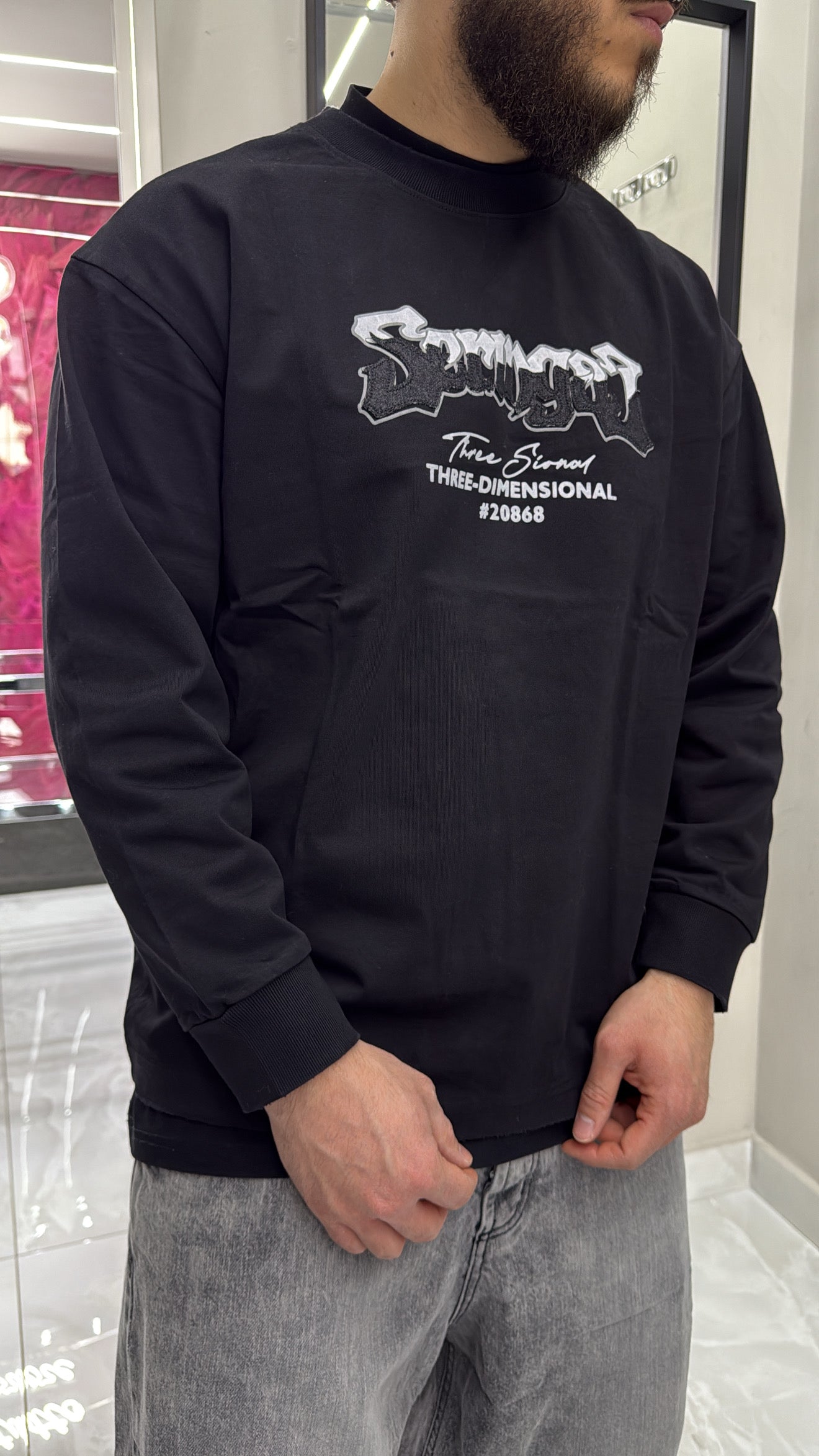 Longsleeve Dimensional Crop