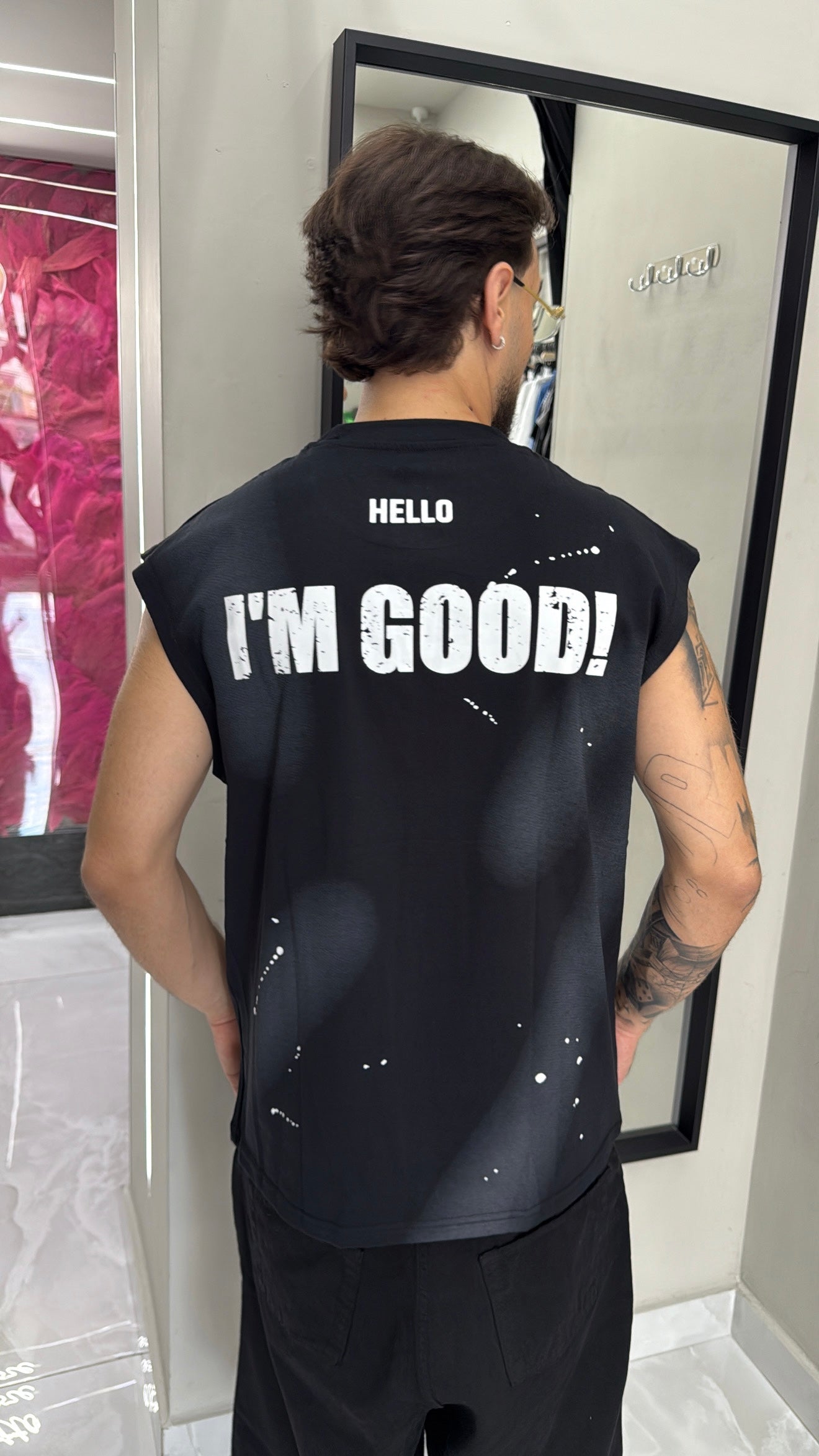 T-shirt Smanicato Goodboy Black