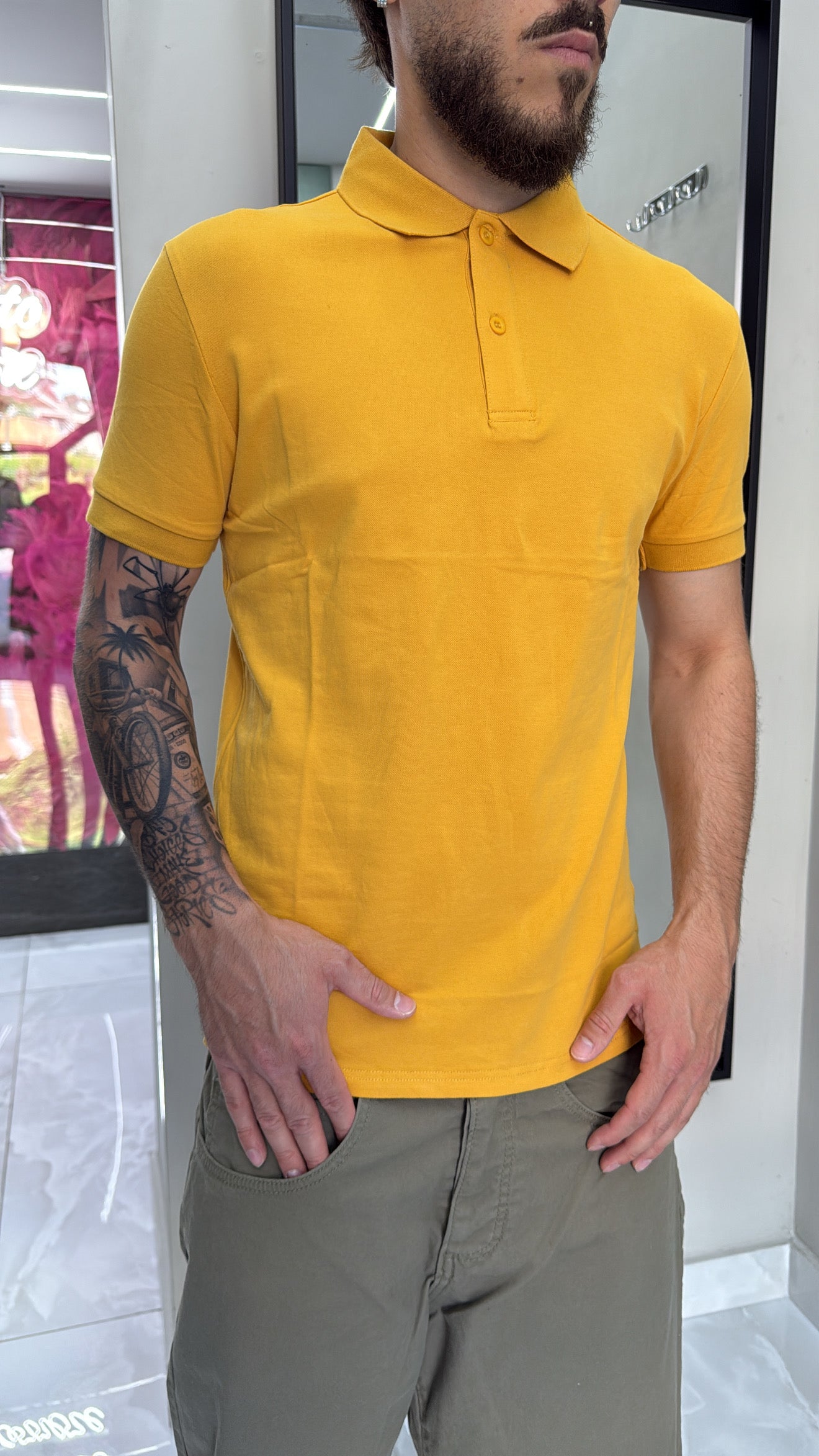 Polo Niki Ocra