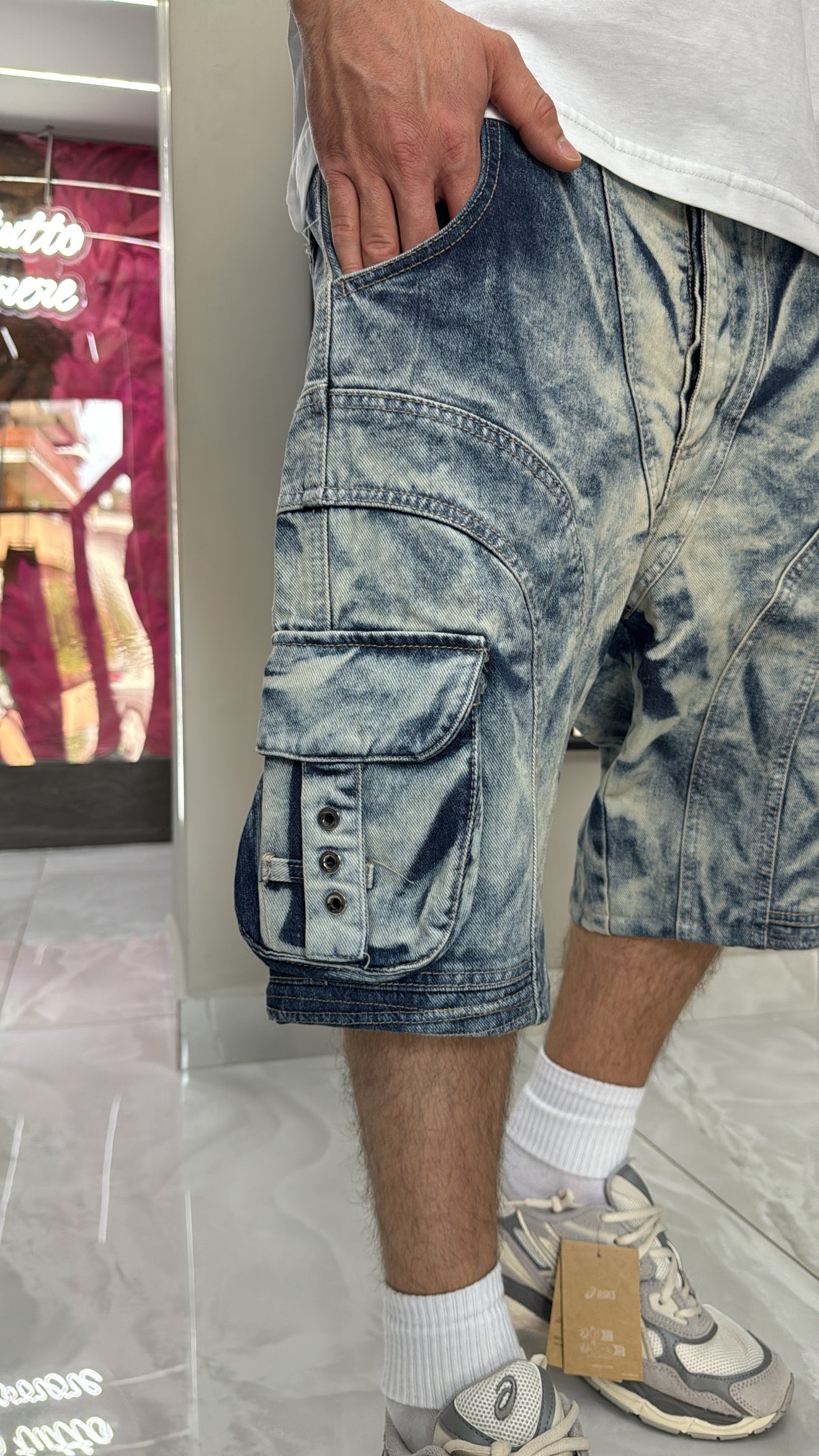 Jeans short terry