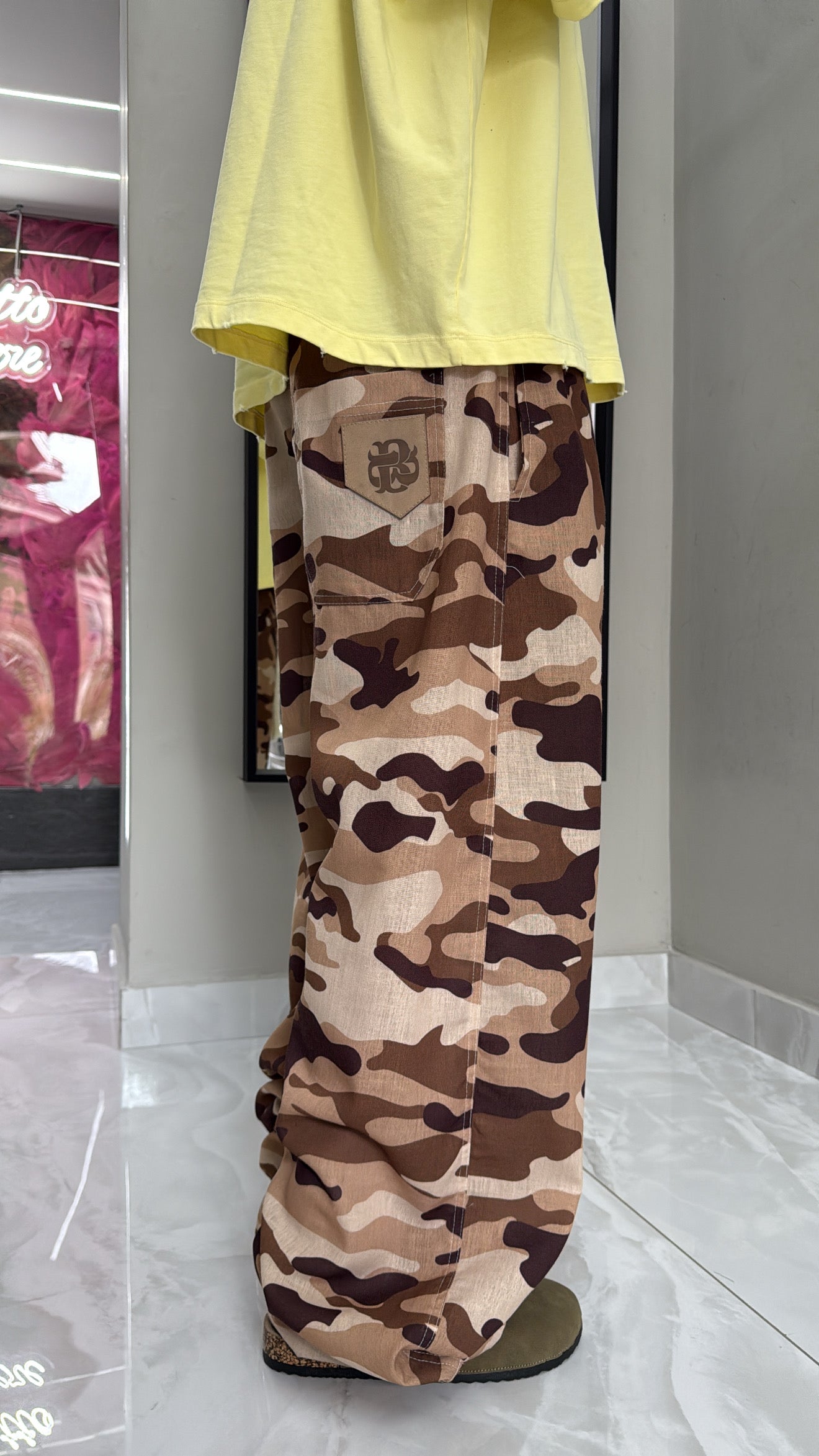 Pantalone Lino Miltary
