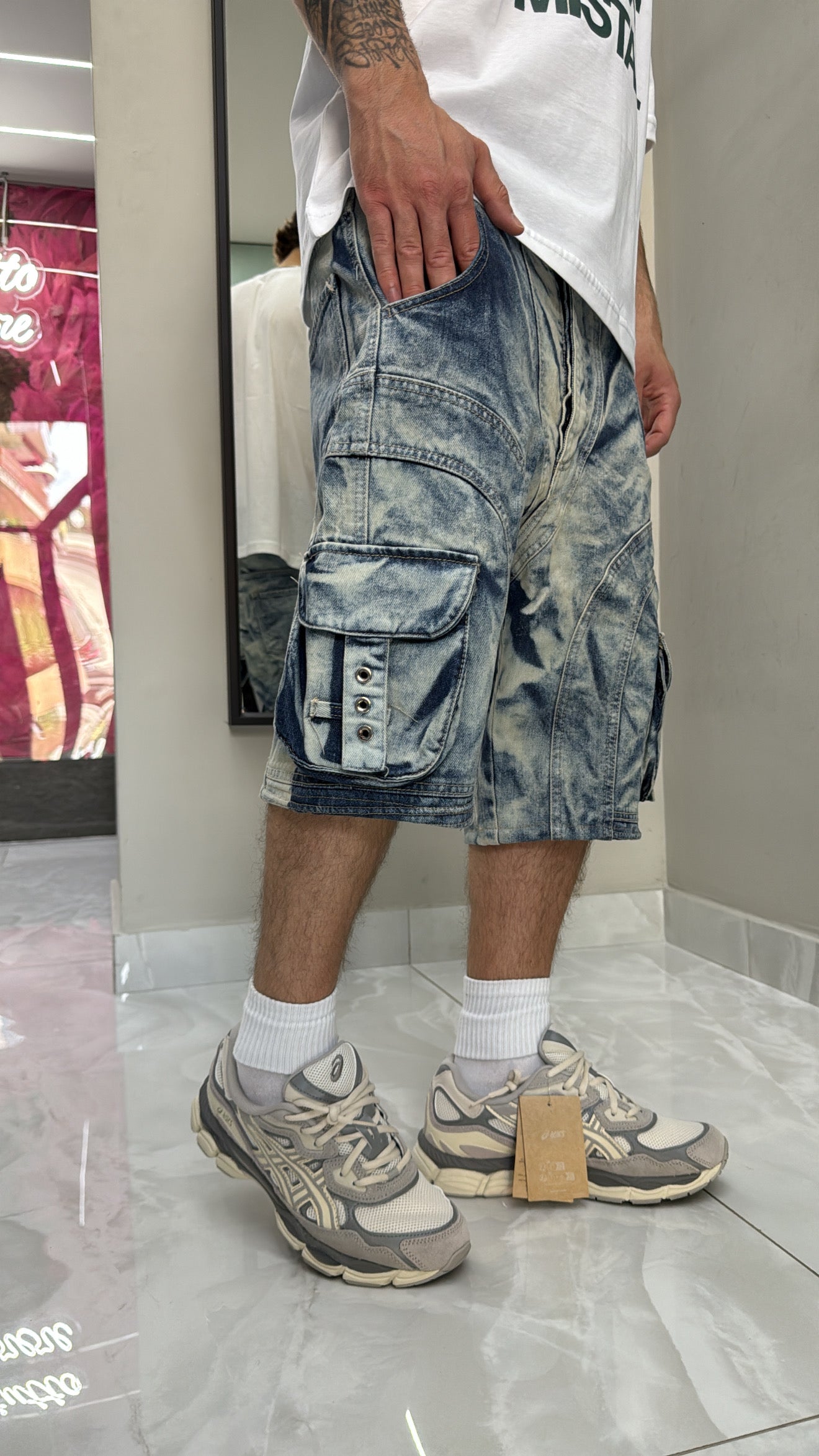 Jeans short terry