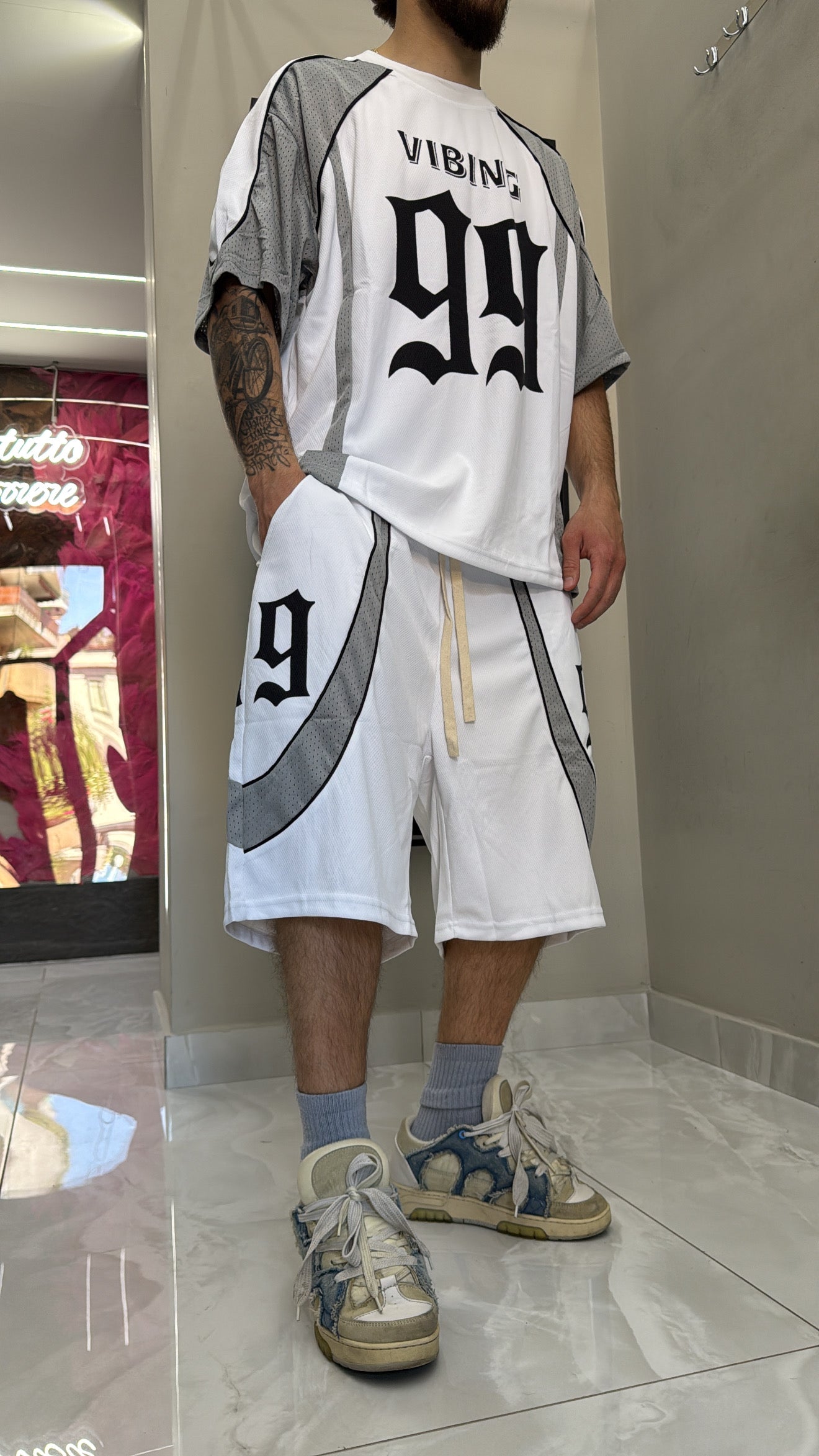 Coordinato Vibing 99 white
