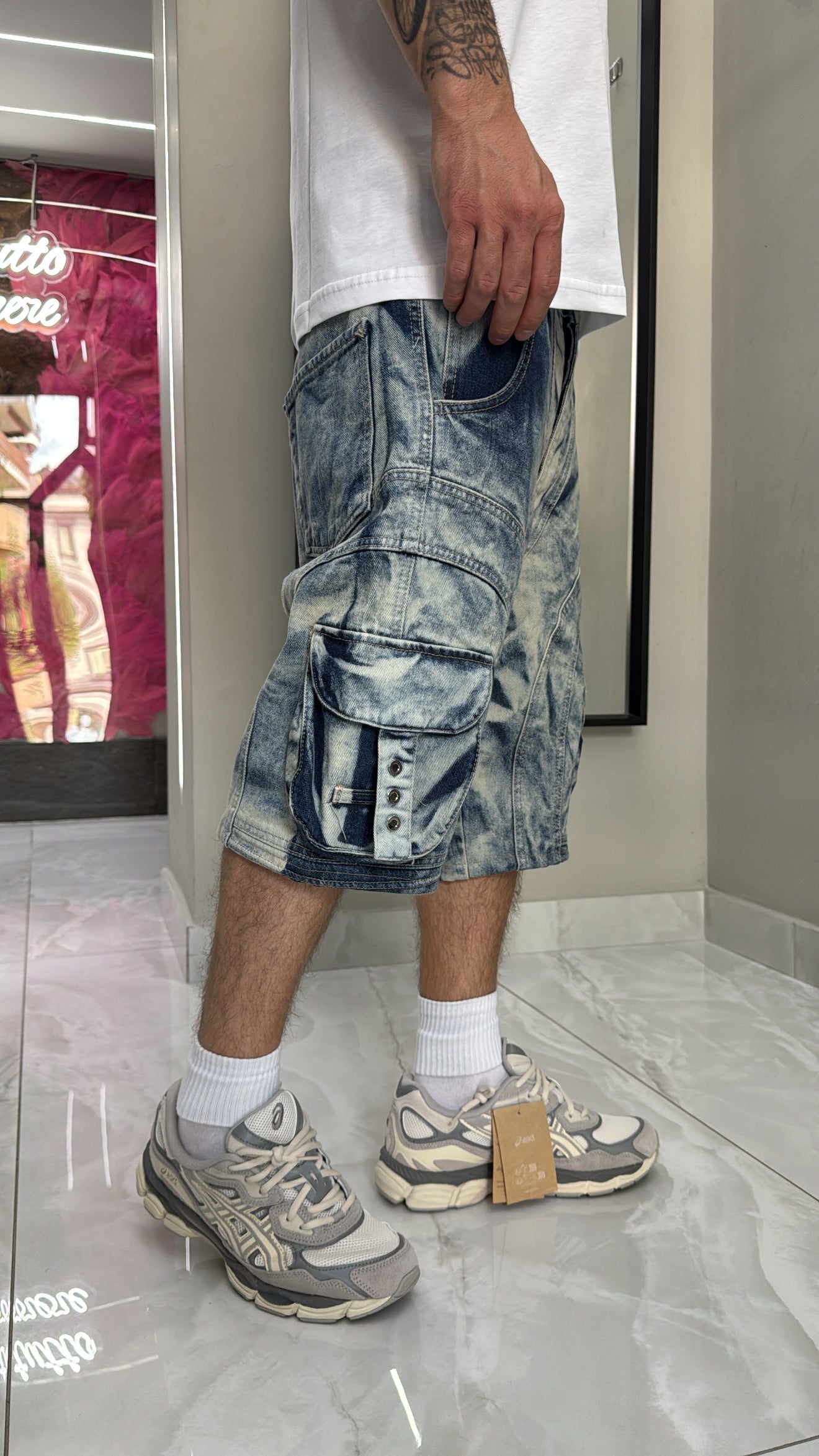 Jeans short terry