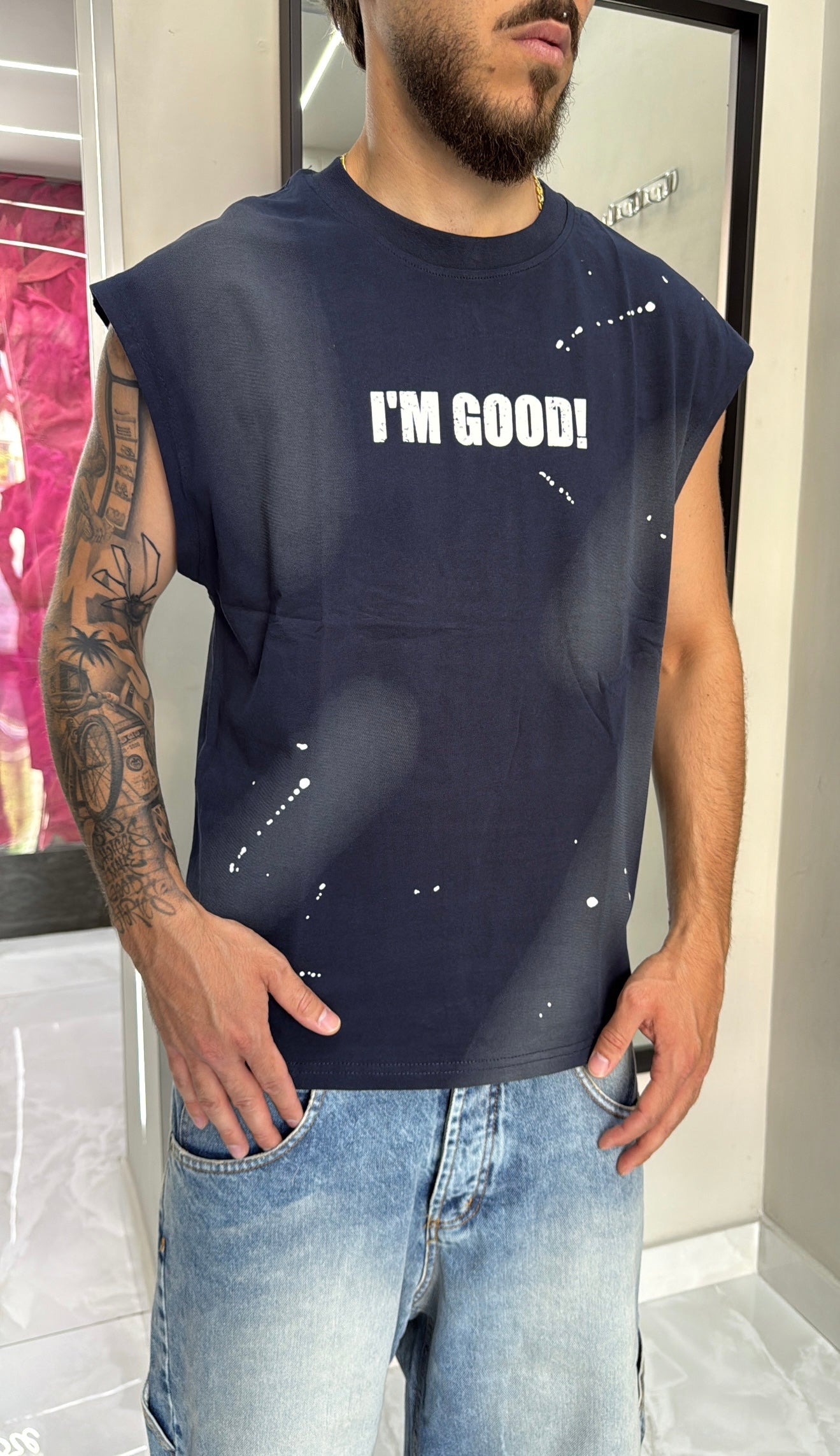 T-shirt smanicato goodboy blue