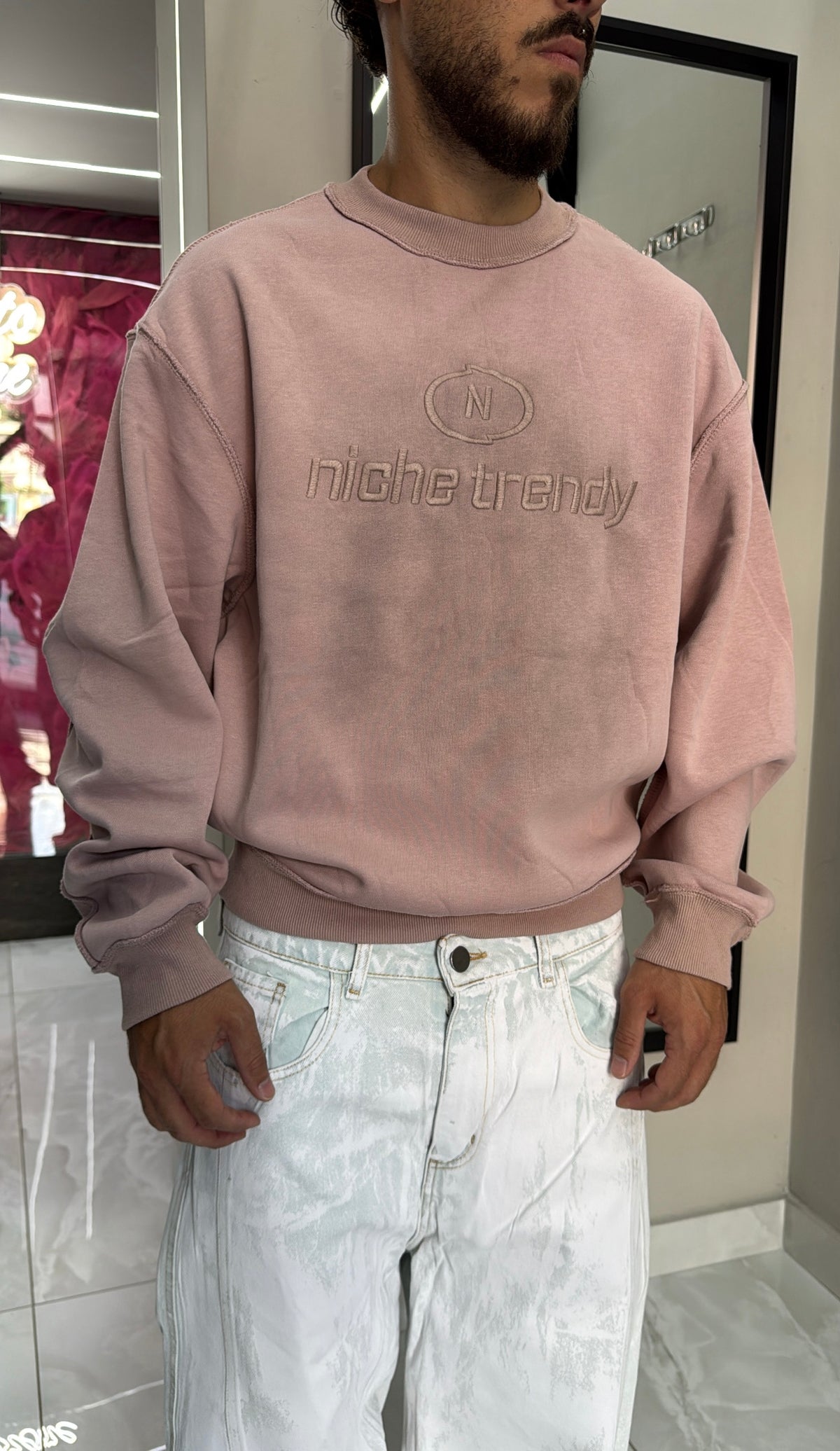 Felpa Niche Pink