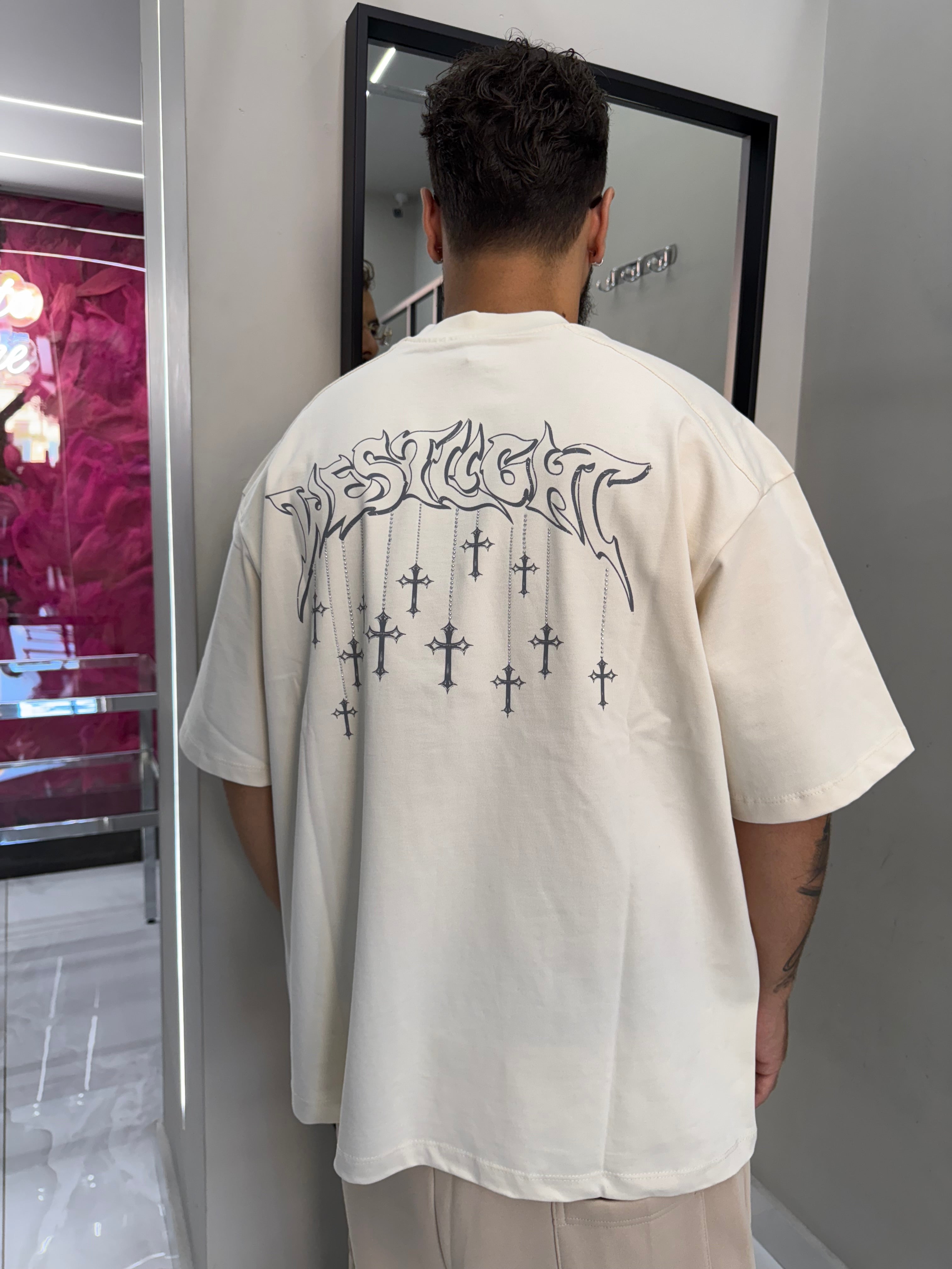 T-shirt WestCross Avorio