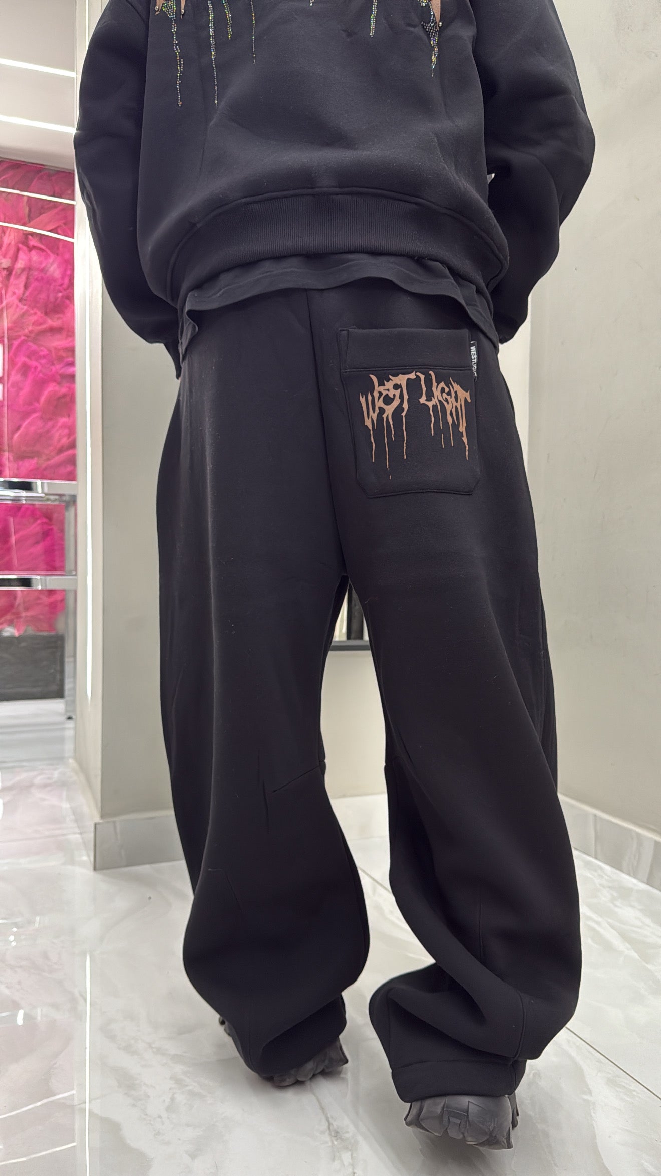 Pant. Tuta Shine Black
