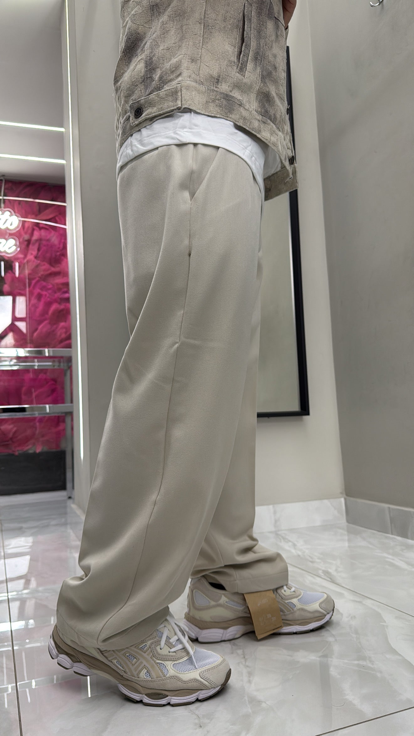 Pantalone Elmas Tortora