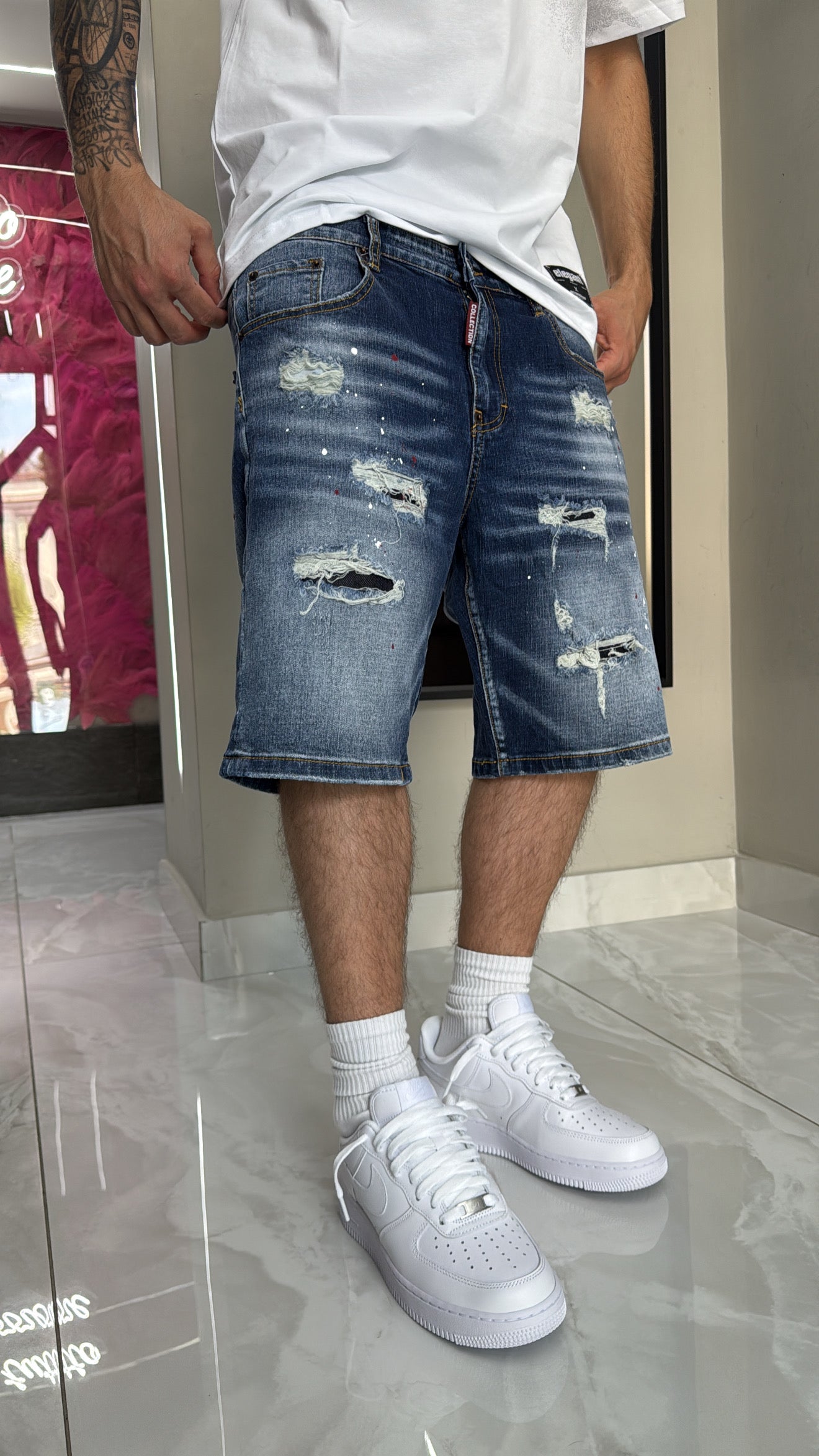 Jeans Short Royal