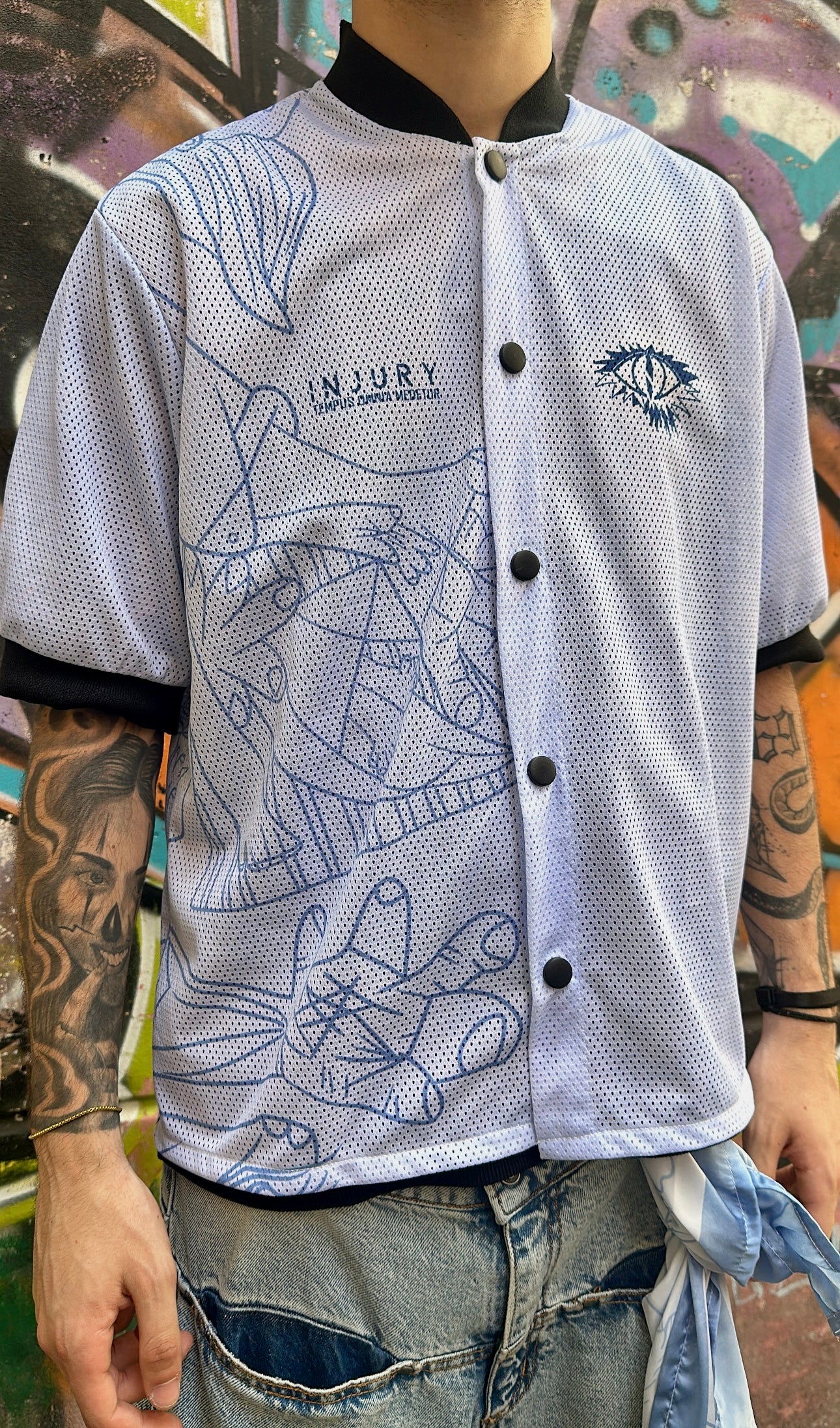 Camicia Guernica Sky