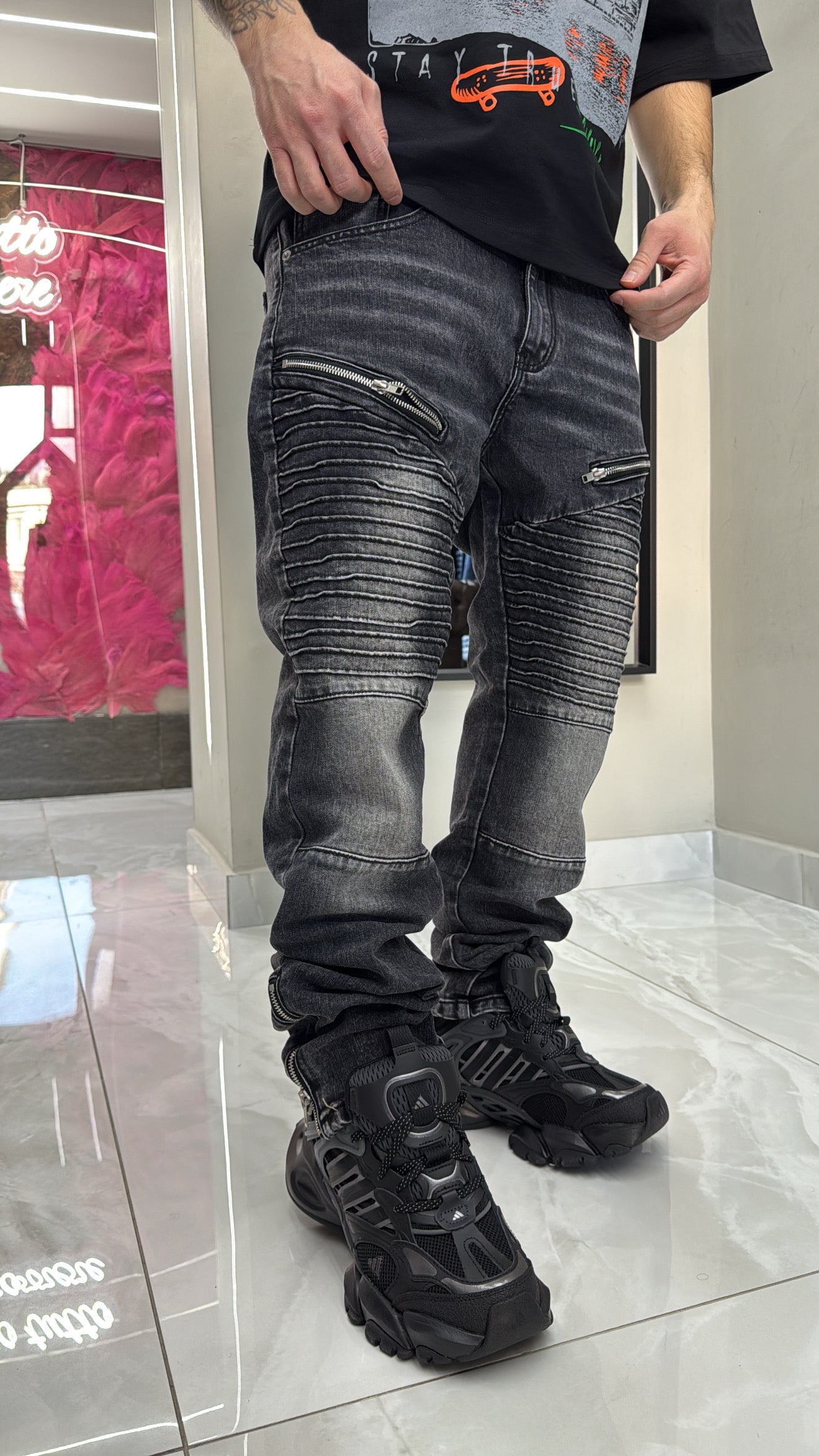 Jeans Biker Bonora