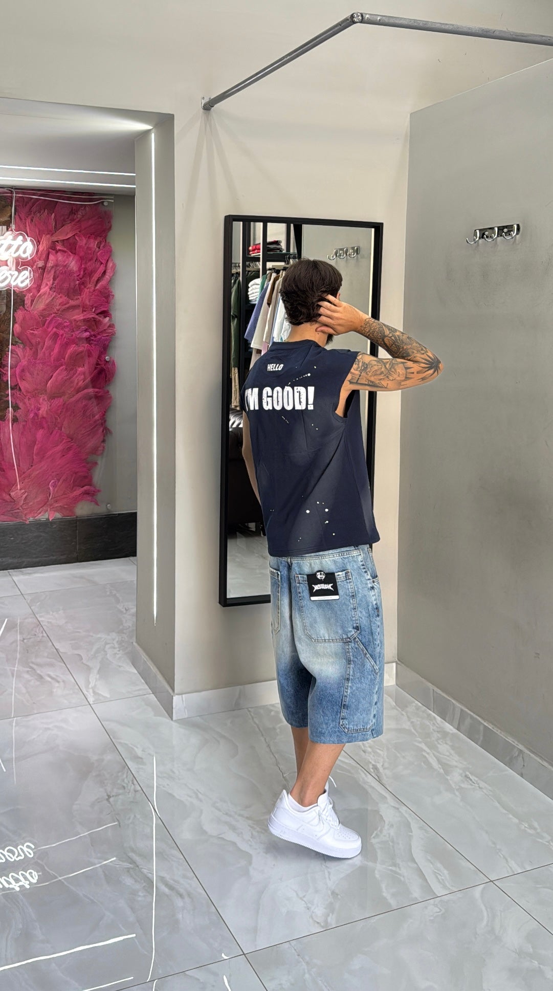 T-shirt smanicato goodboy blue