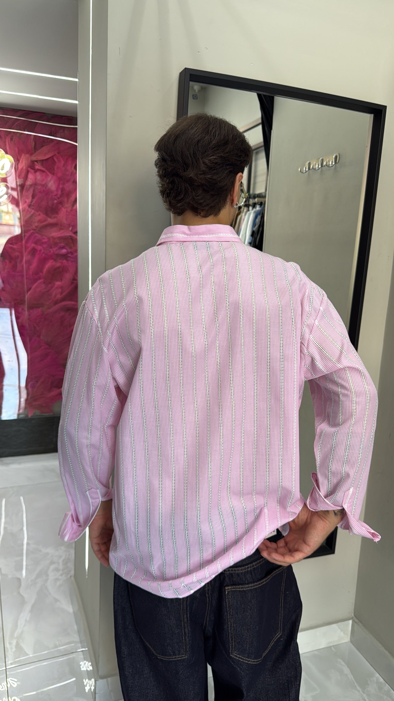 Camicia pizzo Sangallo