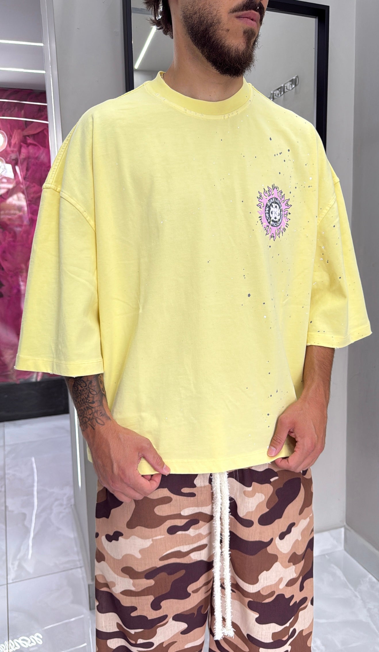 T-shirt Surfer Yellow